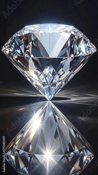 Obraz Diamond reflecting light