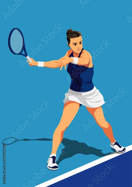 Obraz 女子テニス選手