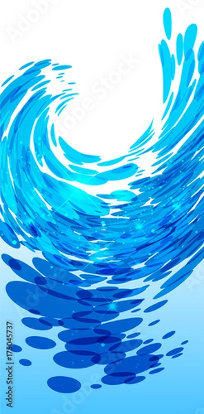 Obraz Tło plusk wody