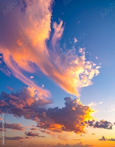 Fototapeta Dramatic sunset cloudscapes