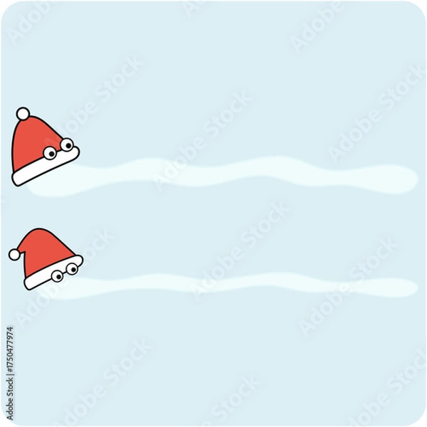 Fototapeta 겨울 느낌 타이틀 밑줄