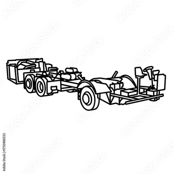 Obraz Bus chassi