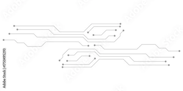 Obraz Abstract background with technology circuit board texture. Electronic motherboard illustration. Communication and engineering concept. Vector illustration
