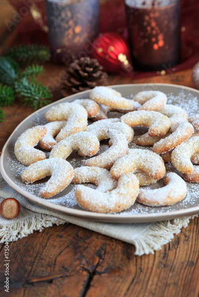 Obraz selbst gebackene Vaniliekipferl