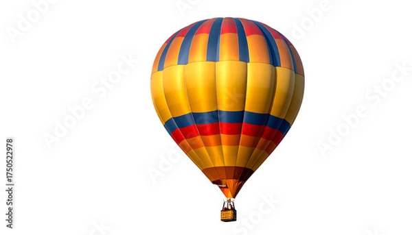 Fototapeta Colorful Hot Air Balloon Floating in the Sky.
