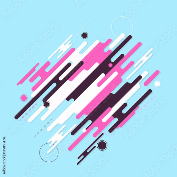 Fototapeta Minimalistic design, creative concept, modern diagonal abstract background Geometric element.