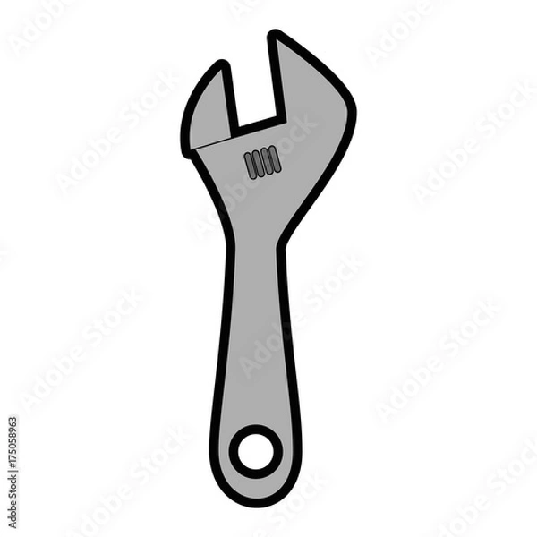 Obraz wrench tool isolated icon
