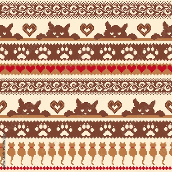 Fototapeta ネコのノルデックボーダー