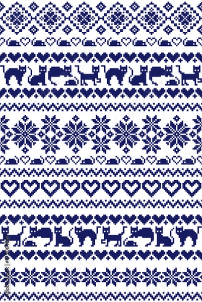 Fototapeta 猫のノルデックボーダー