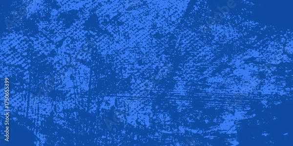 Obraz Abstract texture dust particle and dust grain on blue background, dirt overlay or screen effect use for grunge and vintage image style, distressed blue texture.