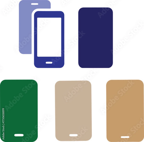 Obraz  Icon smartphones mobile 