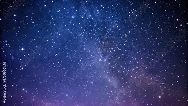 Obraz Vibrant Starry Night Sky Featuring the Milky Way Galaxy