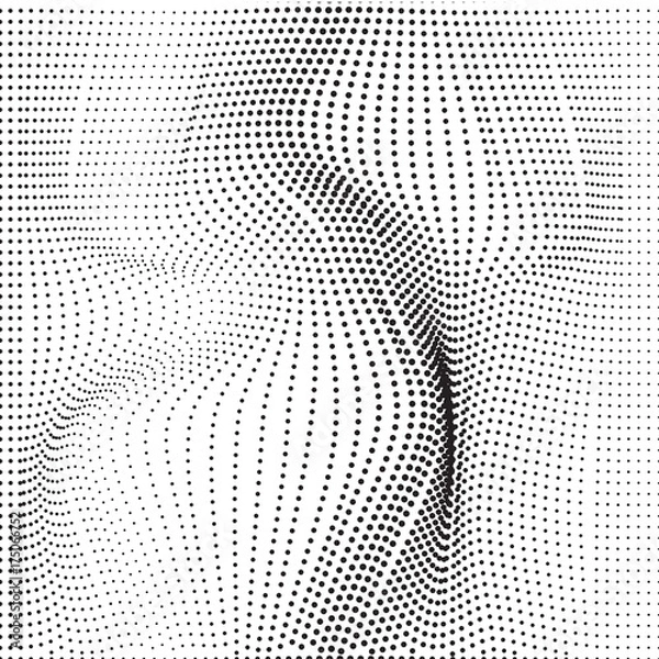 Obraz Warped Dot Texture