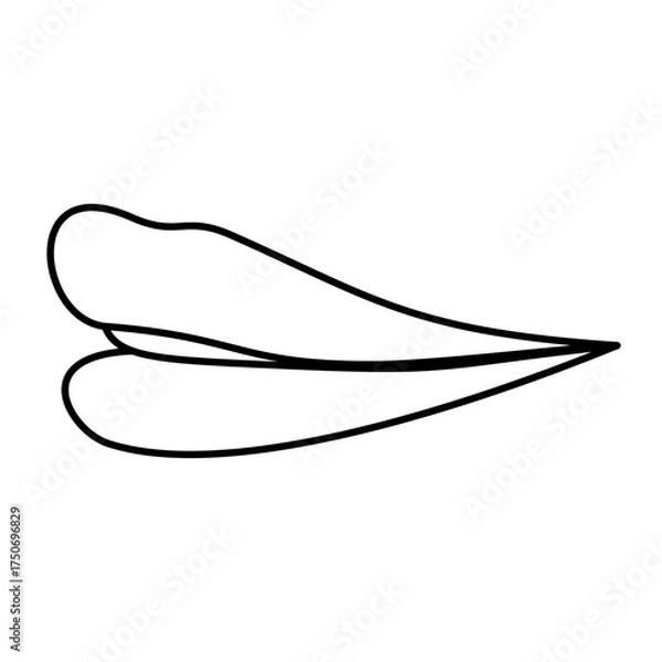 Obraz Lip lines of various shapes