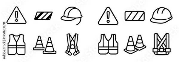 Obraz Safety Icon Set