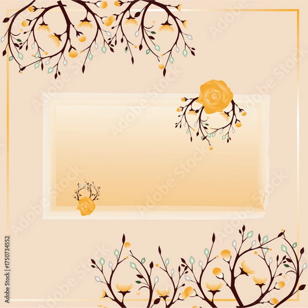 Obraz  beautiful background template illustration icon