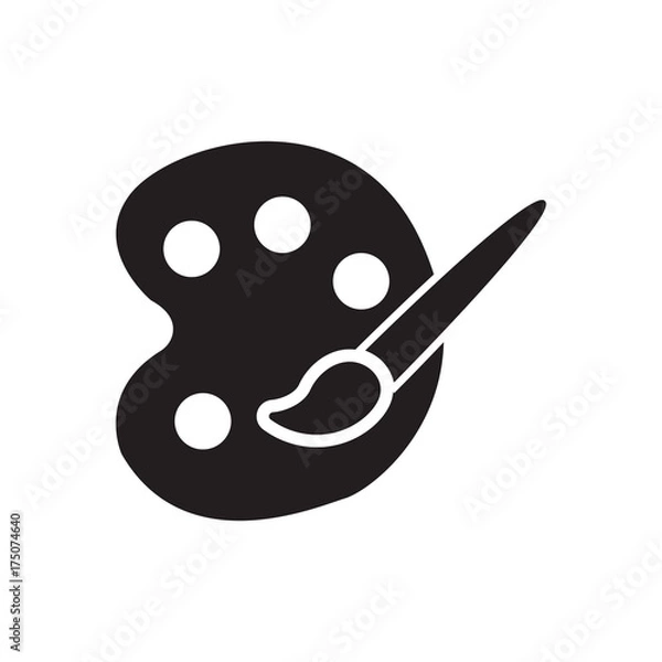 Fototapeta Palette vector icon