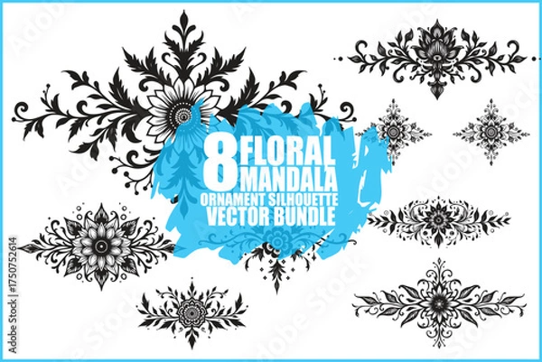 Fototapeta Modern Mandala Line Design