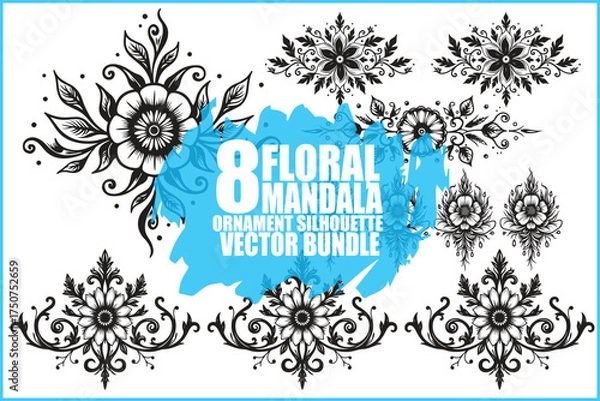 Fototapeta Modern Mandala Line Design