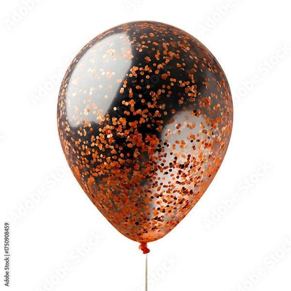 Obraz Confetti Balloon, isolated on transparent background