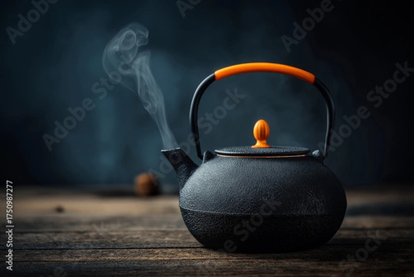 Obraz teapot with smoke