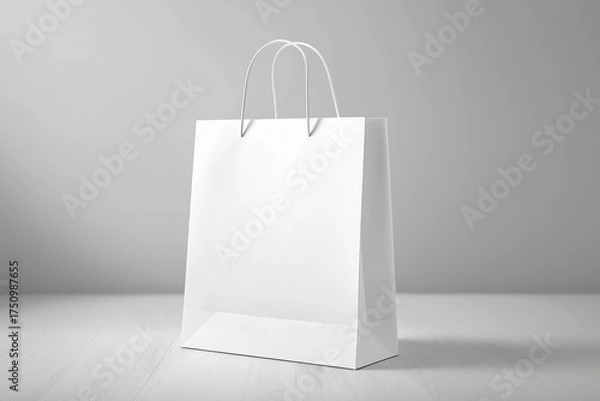 Obraz white shopping bag