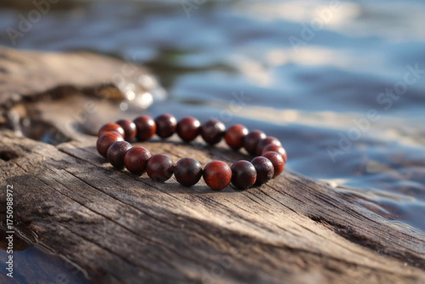Obraz Wooden bead bracelet 