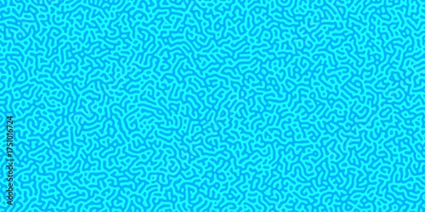 Fototapeta Gradient noise line abstract spread geometric background. Monochrome Turing reaction background. Abstract diffusion pattern with chaotic shapes. Vector illustration	