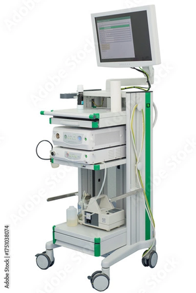 Fototapeta Endoscope. Isolated medical equipment
