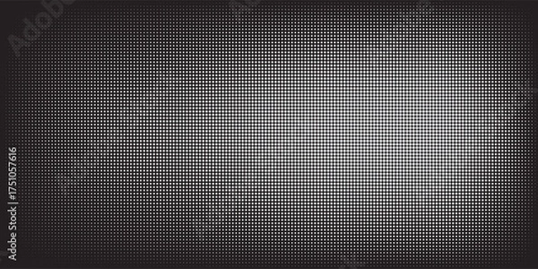 Fototapeta Abstract Halftone Dot Pattern Background With Black To White Gradient For Design Projects eps10
