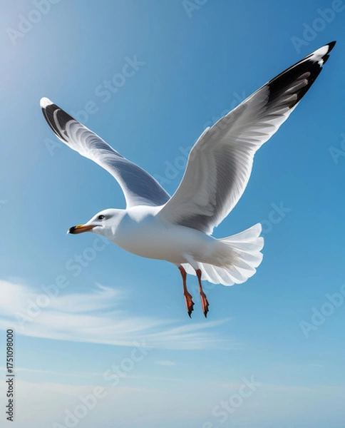 Obraz seagull flying in the sky