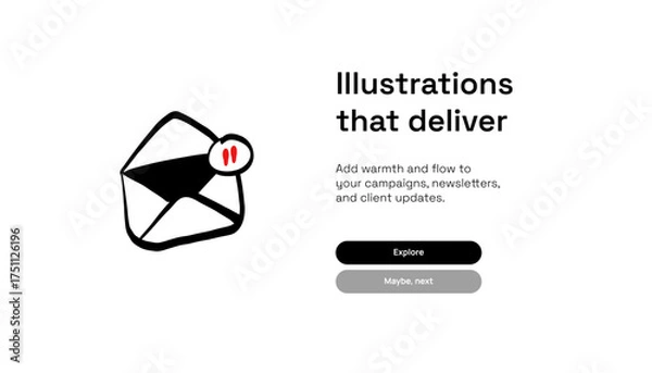 Obraz Hand-Drawn Document Icons in User Interface