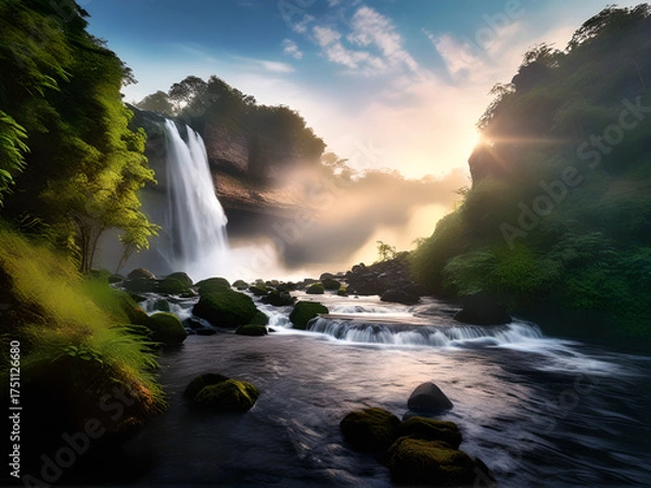 Fototapeta Wasserfall