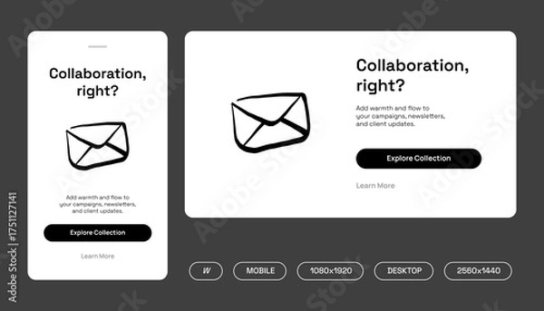 Obraz Hand-Drawn Document Icons — UI Exploration
