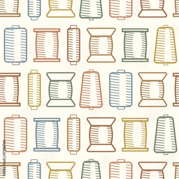 Obraz Pattern with bobbins