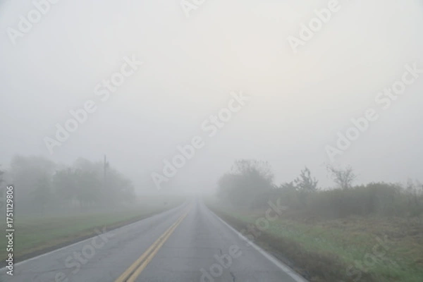 Obraz Foggy Highway