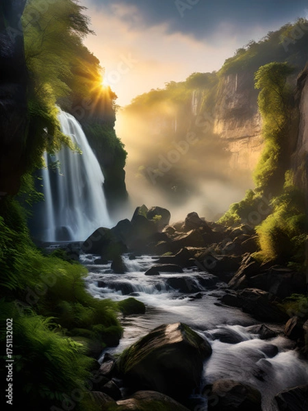 Fototapeta Wasserfall