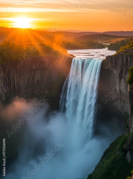 Fototapeta Wasserfall