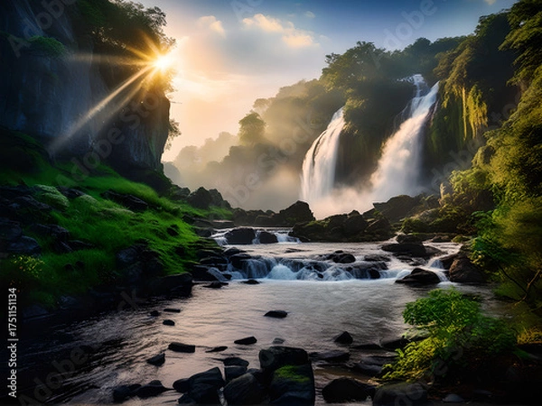 Fototapeta Wasserfall