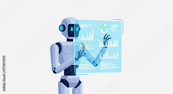 Obraz Robotic Automation AI-Driven Analytics for Future Technology Solutions