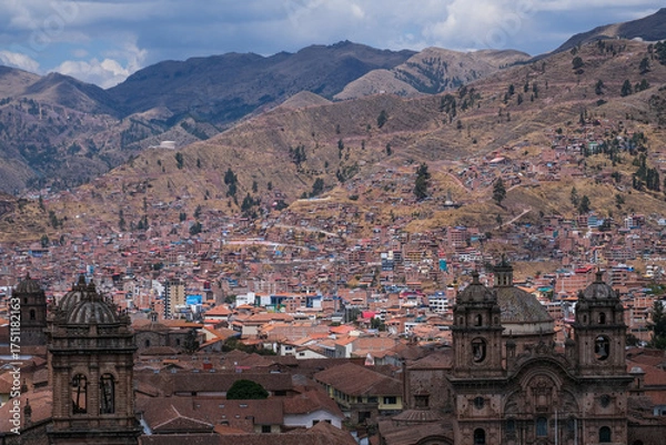 Obraz arquitetura colonial peru andes américa latina incas lima cidade cusco 