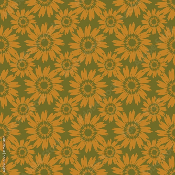 Fototapeta seamless floral pattern