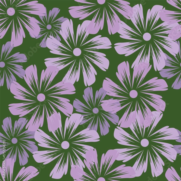 Fototapeta seamless floral pattern
