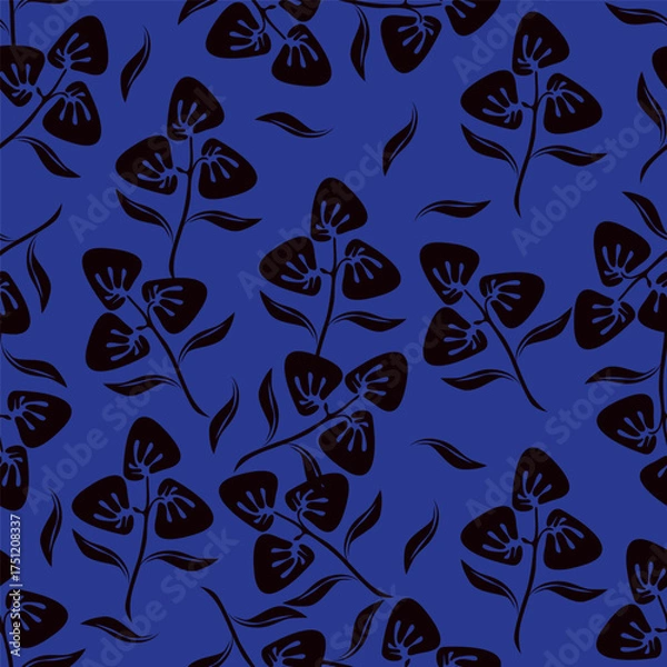 Obraz textile design with abstract flower pattern