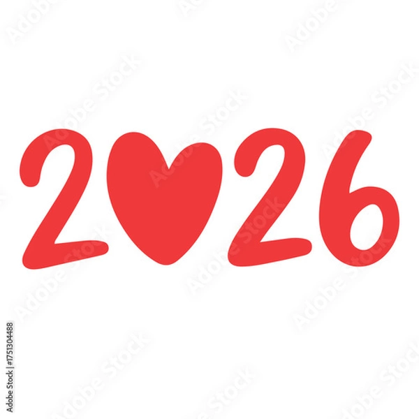 Fototapeta Happy New Year 2026 Text Design Set – 3D, Gold, and Colorful Styles