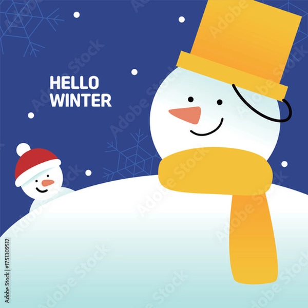 Obraz 겨울 풍경 이미지