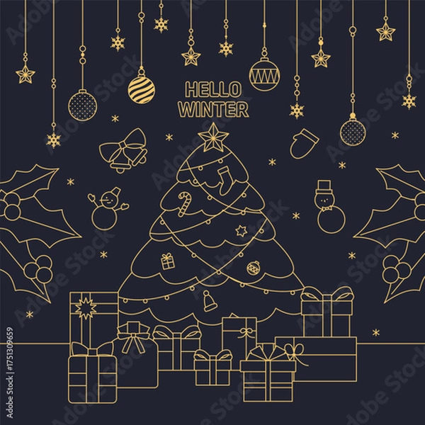 Obraz 겨울 풍경 이미지