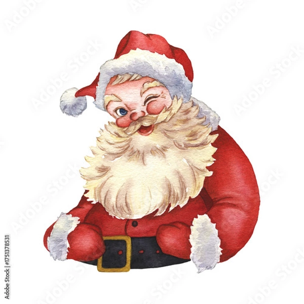Obraz santa claus on white background