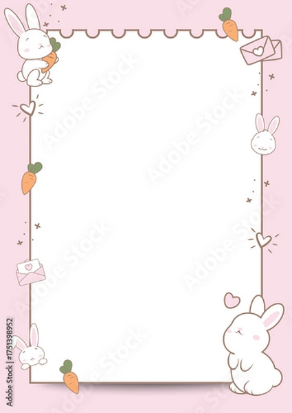 Fototapeta Funny Memo Note Template