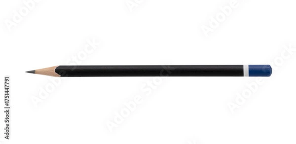 Obraz Black pencil on transparent background